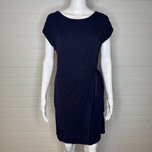 Lisa & Lucy Navy Front Tie Dress